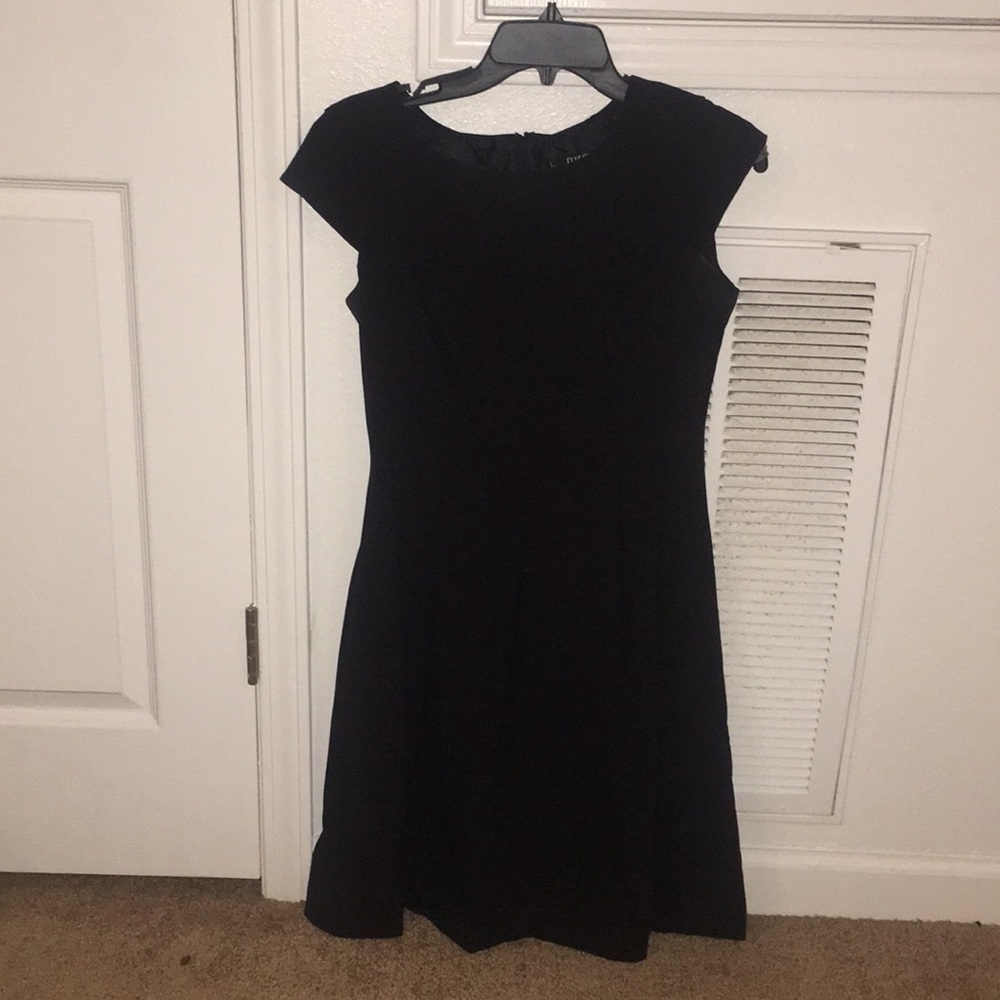 Black Pleated Dress